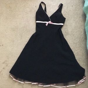 Junior’s Black and Pink Dress